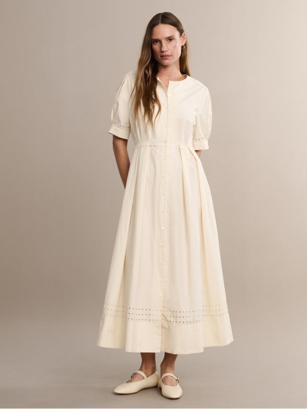 Jenni Kayne Harper Dress Ivory Size Medium